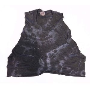 Vtg Salvaged Paper Thin Tie Dye Tank Top